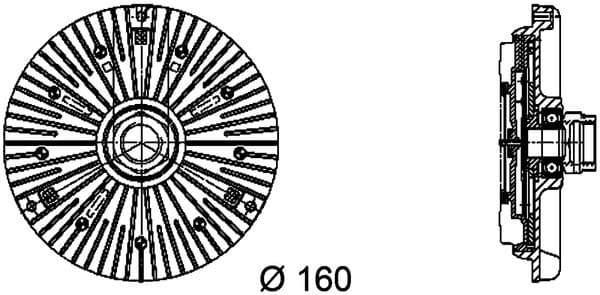 Ventilatorkoppeling past: AUDI A6 C5, ALLROAD C5 2.7 05.00-08.05