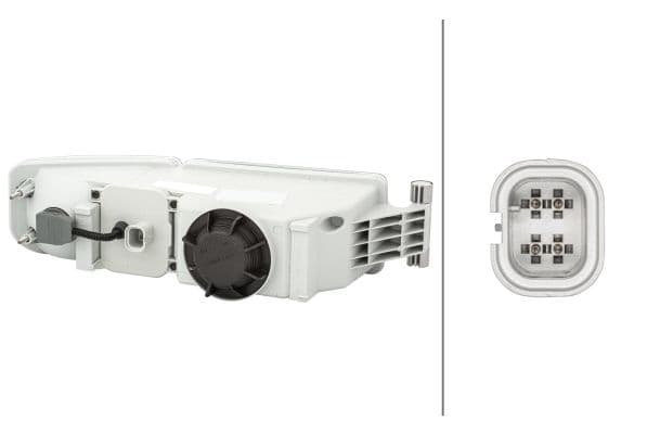 Universele koplamp Links (H4/PY21W, 24V, wit) past: MAN L2000, LION´S CITY, LION´S COACH, LION´S COMFORT, LION´S STAR, TGA, TGL I, TGM I, TGS I, TGX I 01.93-