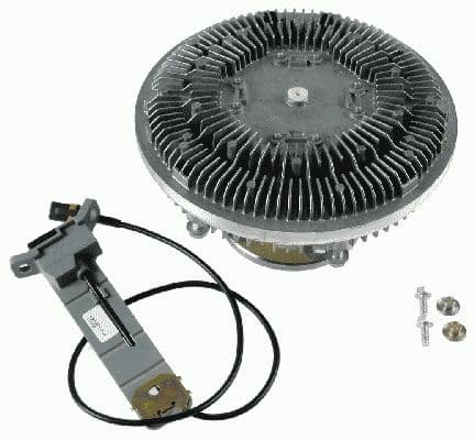Ventilatorkoppeling (aantal pinnen: 2) past: MAN E2000, F2000, TGA, TGX I D2066LF22-D3876LF02 01.94-