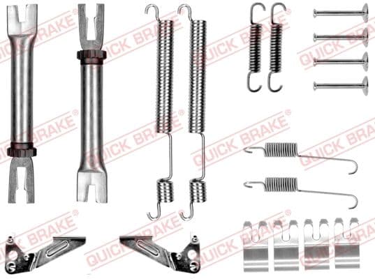 Remschoen montage set past: SKODA RAPID  VW POLO V 1.0-1.6D 11.10-05.22