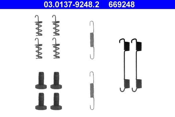 Remschoen reparatieset Links/Rechts past: MERCEDES C (CL203), C T-MODEL (S203), C (W203), CLC (CL203), CLK (A209), CLK (C209), E T-MODEL (S210), E (W210), SLK (R171), V (638/2) 1.6-6.2 02.96-06.11