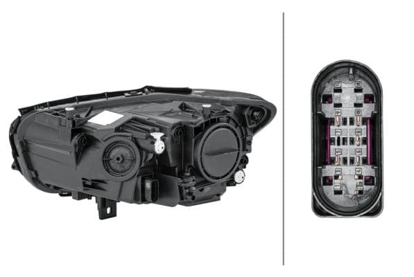 Koplamp Rechts (H7/H7, elektrisch, met motor, met gloeilamp) past: MERCEDES B-KLASA W247 12.18-09.22