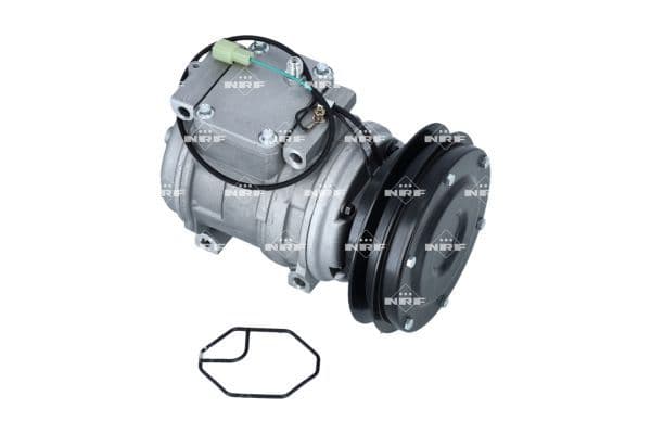 Airconditioning compressor 24V (R134a) past: JOHN DEERE 120C, 180C W, 200, 200 C, 200 LC, 230 C, 230 LC, 230 LC R, 270 C, 270 C LC, 370, 450, 450D, 550A, 550B, 550G, 600  KOMATSU CS360-1, D275AX-5