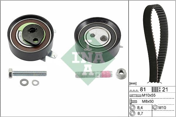 Timing belt set