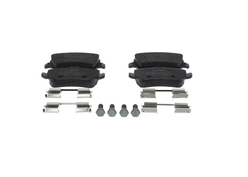 Remblokken set Achter , past: VOLVO S60 II, S80 II, V60 I, V70 III, XC60 I, XC70 II  FORD GALAXY II, GALAXY MK II, S-MAX  LAND ROVER FREELANDER 2, RANGE ROVER EVOQUE 1.5-4.4 03.06-12.19