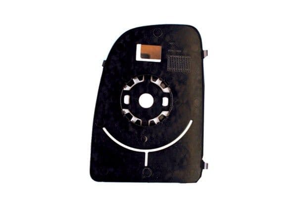 Zijspiegel glas Rechts (in reliëf, chroom, bovenste) past: CITROEN JUMPER II  FIAT DUCATO  PEUGEOT BOXER 04.06-