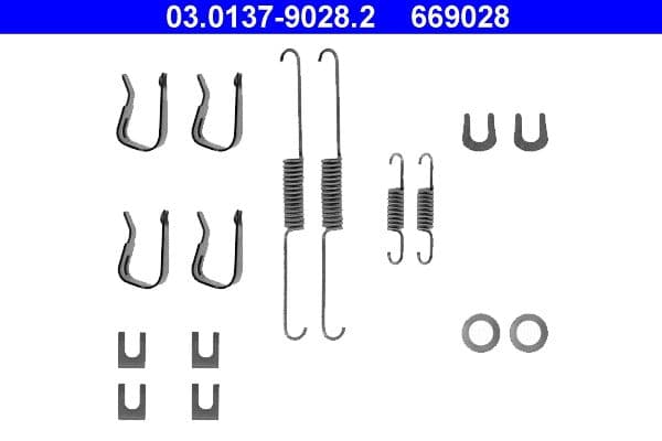 Accessory Kit, brake shoes
