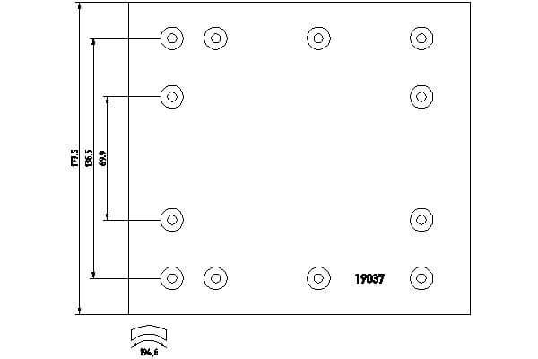 Uitlaatsysteem achterste geluiddemper past: SEAT ALTEA XL, TOLEDO III 1.6D/1.9D 10.04-07.15
