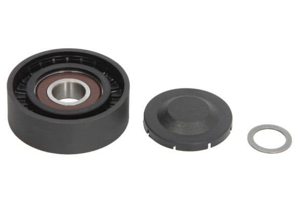 Meervoudige V-snaar spanrol past: VOLVO C30, C70 II, S40 II, V40, V50  BMW 3 (E46), 5 (E60), 5 (E61), X5 (E53)  FORD FOCUS II, KUGA I 2.0D-3.0D 08.02-12.15