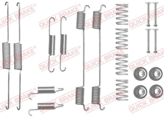 Accessory Kit, brake shoes