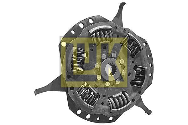 Torsiedemper (diameter: 395mm, aantal tanden: 16 pcs) past: CASE IH 110, 115, 120, 125, 130, 135, 145  NEW HOLLAND T6.140 2WD, T6.140 4WD, T6.145, T6.150 2WD, T6.150 4WD, T6.155 2WD, T6.155 4WD