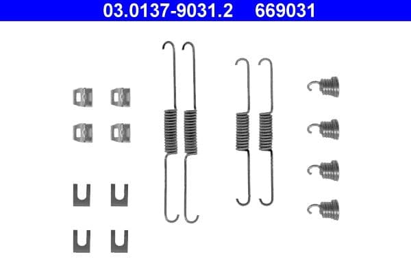 Accessory Kit, brake shoes