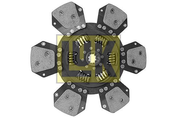 Koppelingsplaat/plaat (305mm  aantal peddels: 6) past: CASE IH 50, 60, 70  MC CORMICK C 50, C 60, C 70, CX 50, CX 60, CX 70, CX 75