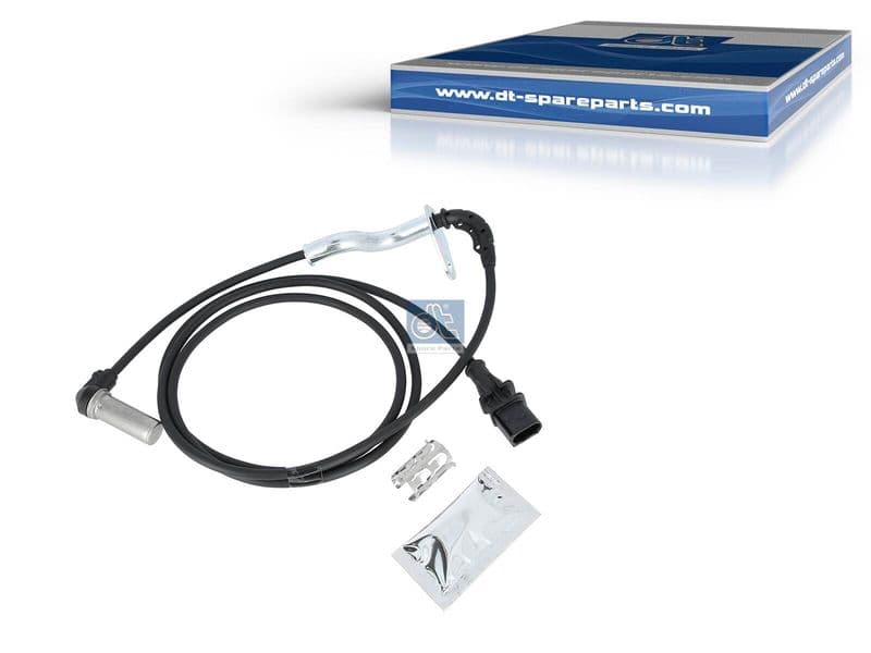 ABS-sensor Links (hoekig, met mouw) past: MERCEDES