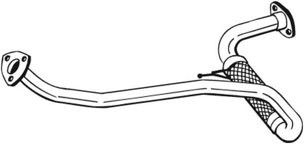 Uitlaatpijp Voor (flexibel) past: FORD TRANSIT, TRANSIT TOURNEO 2.5D 06.94-12.00