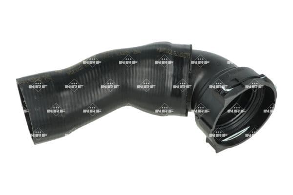 Intercooler slang Links (Top, diameter 64mm, lengte 230mm, zwart) past: BMW 5 (E60), 5 (E61), 6 (E63), 6 (E64) 2.5D/3.0D 09.02-12.10