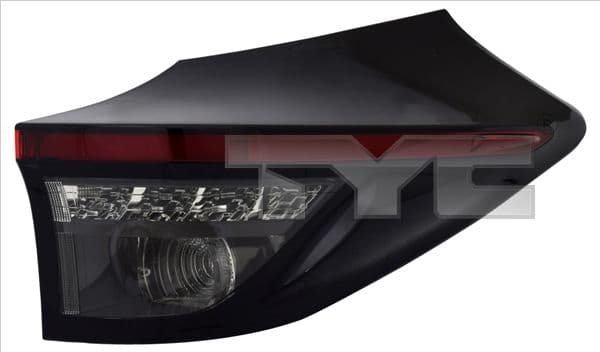 Achterlicht Links (extern, LED) past: TOYOTA YARIS CROSS 08.20-