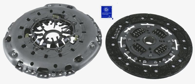 Zelfstellende koppelingskit (240mm) past: SUZUKI GRAND VITARA II 1.9D 10.05-02.15