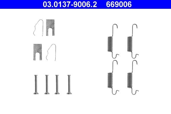 Accessory Kit, brake shoes