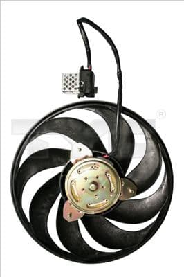 Radiatorventilator past: OPEL COMBO, COMBO TOUR, CORSA C, TIGRA 1.3D/1.7D 09.00-
