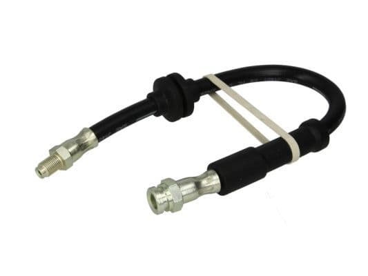 Remleiding/slang flexibel Voor Links/Rechts (lengte 385mm, M10x1/M10x1) past: ABARTH 500 / 595 / 695, 500C / 595C / 695C  FIAT 500, 500 C, PANDA  FORD KA  LANCIA YPSILON 0.9-1.4 09.03-