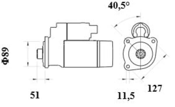 Starter (12V, 4kW, (en) new with a deposit) past: JOHN DEERE 7710, 7720, 7730, 7810, 7820, 7830, 7920, 7930, 8100, 8110, 8120, 8200, 8210, 8220, 8300, 8310, 8320, 8410, 8420, 8520, 9100, 9120, 9220