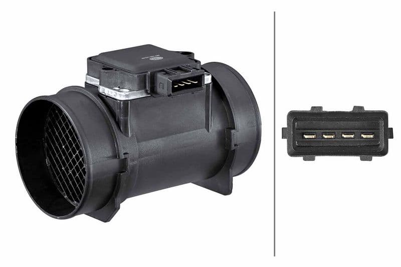 Luchtstroommeter (4 pin, patroon) past: OPEL ASTRA F, CALIBRA A, OMEGA B, VECTRA A, VECTRA B 1.8-2.2 08.92-07.03