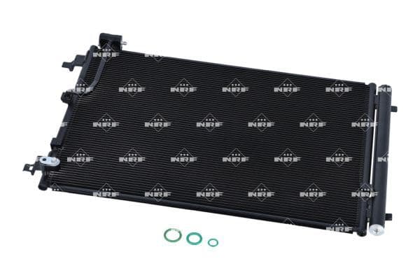 A/C condensator (met droger) past: AUDI A8 D4 3.0/3.0D/4.0 06.10-01.18