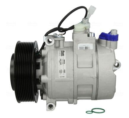 Airconditioning compressor past: MERCEDES ACTROS, ACTROS MP2 / MP3, ZETROS, SPRINTER 2-T (B901, B902), SPRINTER 3-T (B903), SPRINTER 4-T (B904) 04.96-