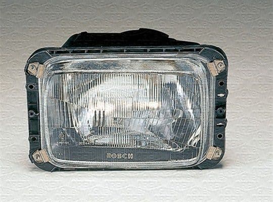 Koplamp Rechts (H4, elektrisch, zonder motor, kleur invoegen: zilver) past: MERCEDES LK/LN2, T2/LN1 01.84-12.98