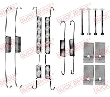 Accessory Kit, brake shoes