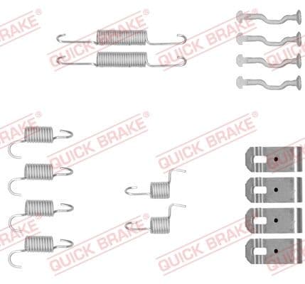 Accessory Kit, parking brake shoes