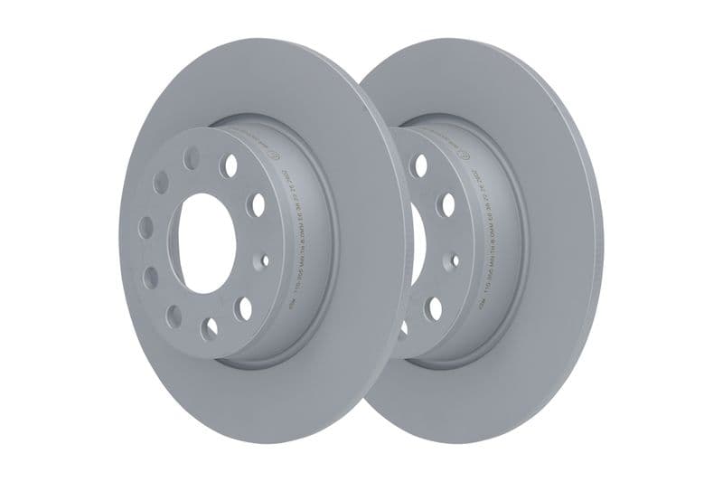 Brake disc Achter Links/Rechts past: AUDI A1, A3, A3 ALLSTREET, Q2, TT  CUPRA ATECA, FORMENTOR, LEON, LEON SPORTSTOURER  FORD TOURNEO CONNECT V761 NADWOZIE WIELKO 1.0-Electric 02.98-
