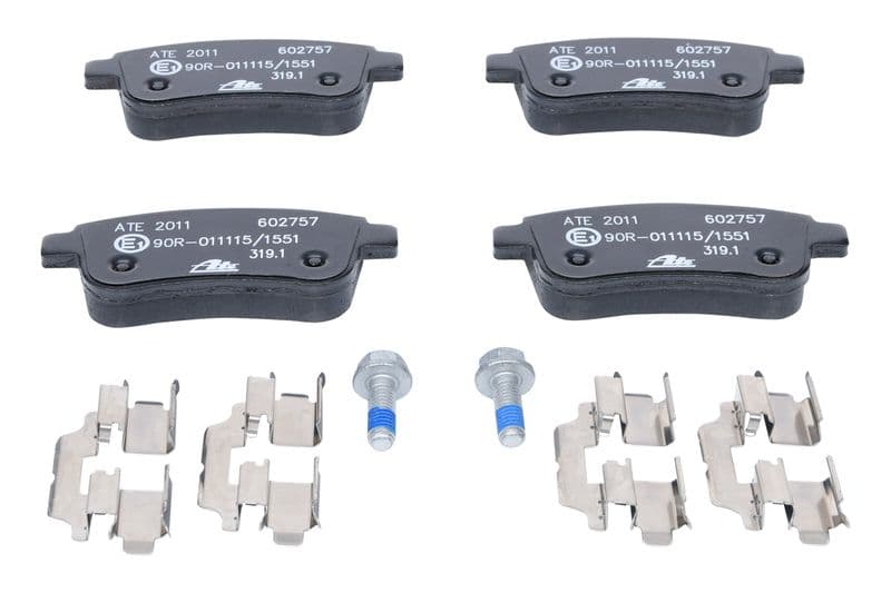Remblokken set Achter , past: RENAULT ARKANA I, CLIO V, FLUENCE, GRAND SCENIC III, MEGANE, MEGANE III, MEGANE IV, SCENIC III 1.0-Electric 11.08-