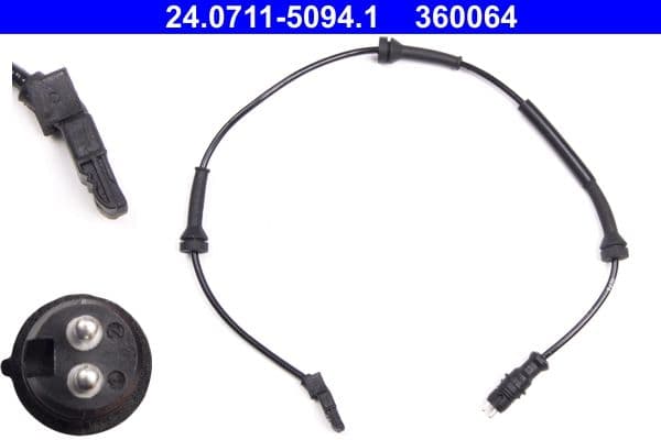 Sensor, wheel speed
