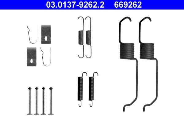 Accessory Kit, brake shoes