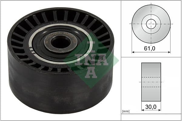 Deflection/Guide Pulley, timing belt