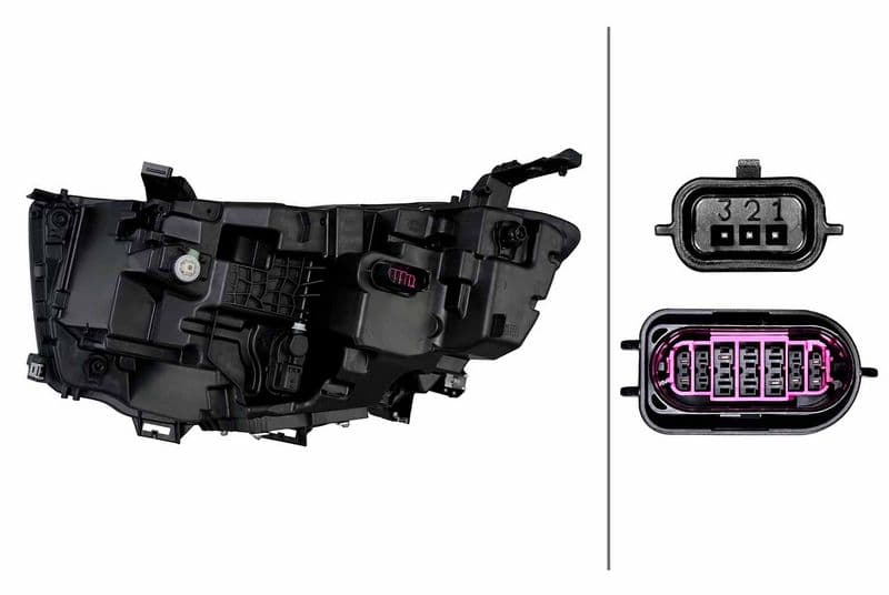 Koplamp Rechts (LED, type: MATRIX) past: RENAULT AUSTRAL 07.22-