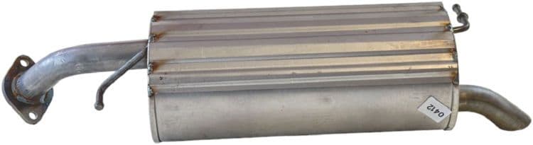 Uitlaatsysteem achterste geluiddemper past: HYUNDAI GETZ 1.1/1.3/1.4 09.02-12.10