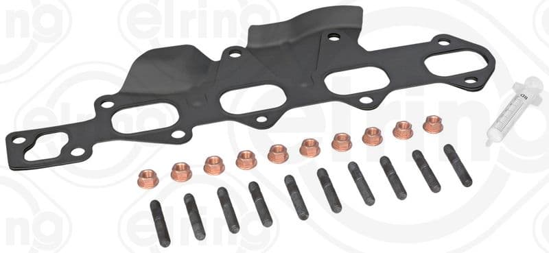 Turbocompressor montageset (met bouten) past: MERCEDES MARCO POLO CAMPER (W447), VITO (W447), VITO MIXTO (DOUBLE CABIN), VITO TOURER (W447)  NISSAN QASHQAI II, X-TRAIL III 1.7D/1.8D 08.18-