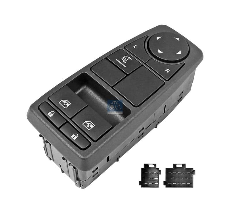 Auto raam regulator schakelaar Voor Links (controle van ramen en spiegels) past: MAN TGA, TGS I, TGX I 06.05-