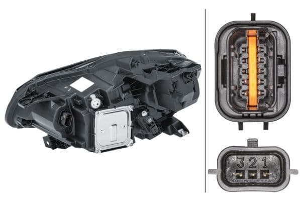 Koplamp Rechts (LED, elektrisch) past: RENAULT CAPTUR II 11.19-12.23