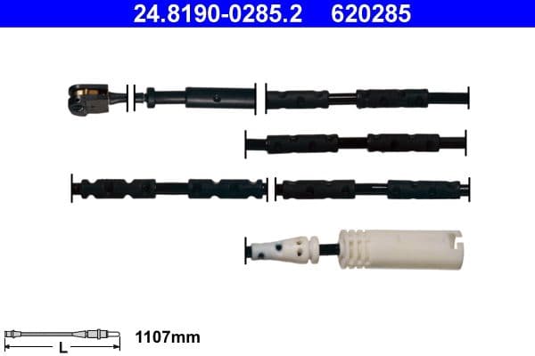 Sensor remblokslijtage Achter past: BMW 1 (E81), 1 (E82), 1 (E87), 1 (E88), 3 (E90), 3 (E91), 3 (E92), 3 (E93) 1.6-4.4 12.04-12.13