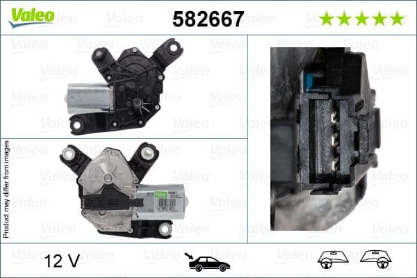 Ruitenwissermotor Achter past: OPEL INSIGNIA A, INSIGNIA A COUNTRY, INSIGNIA B, INSIGNIA B COUNTRY, ZAFIRA B 07.05-