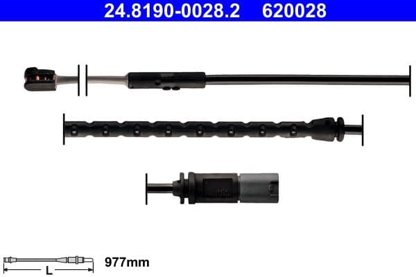 Sensor remblokslijtage Achter past: BMW X5 (E70), X5 (F15, F85), X6 (E71, E72), X6 (F16, F86) 2.0-4.8 02.07-07.19