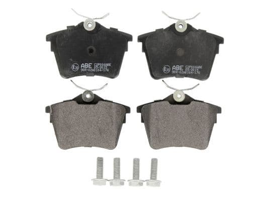 Remblokken set Achter , past: CITROEN C5 II, C5 III, C6  PEUGEOT 106 II, 406, 407, 607, BOXER 1.6-3.0D 11.96-