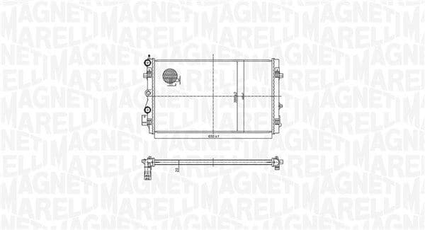 Motorradiator (automatisch/handmatig) past: AUDI A1  SEAT IBIZA IV, IBIZA IV SC, IBIZA IV ST  SKODA FABIA II  VW POLO V 1.4-2.0D 01.09-10.18