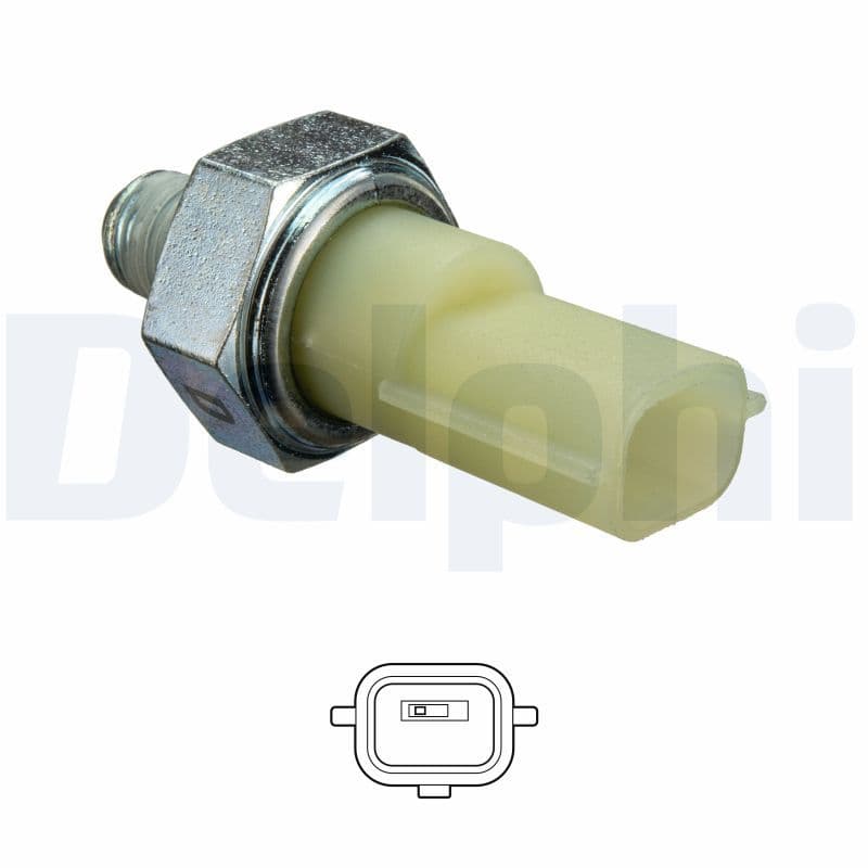 Oliedruksensor (0,5bar, 1 pin, wit) past: DACIA DOKKER, DUSTER, JOGGER, LODGY, LOGAN II, LOGAN MCV II, SANDERO II, SANDERO III  NISSAN QASHQAI II  RENAULT ARKANA I, AUSTRAL, CAPTUR I 0.9-2.0ALK 09.06-