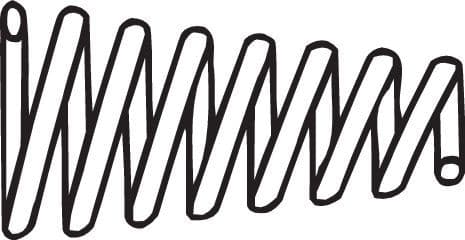 Uitlaatsysteem bevestigingselement (lente) past: VOLVO 440, 460, S40 I, V40  DACIA LOGAN, LOGAN EXPRESS, LOGAN MCV, SANDERO  OPEL MOVANO A  RENAULT 11, 19 I, 19 I CHAMADE, 19 II 1.0-3.0 09.81-