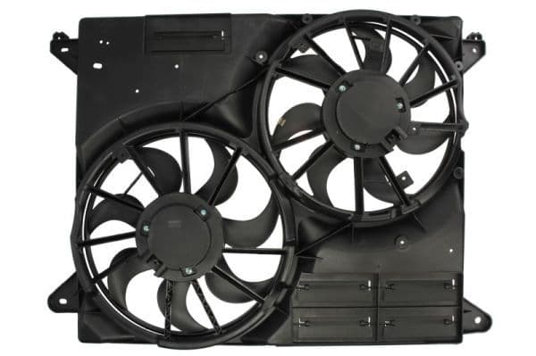 Radiatorventilator (met huisvesting, dubbel) past: FORD USA EDGE 2.0-3.5 09.14-